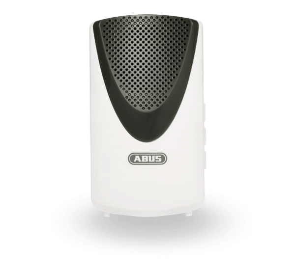 ABUS Smartvest Funk-Türgong Türklingel, 5 verschiedene Klingeltöne, Lautstärke einstellbar inkl Batt