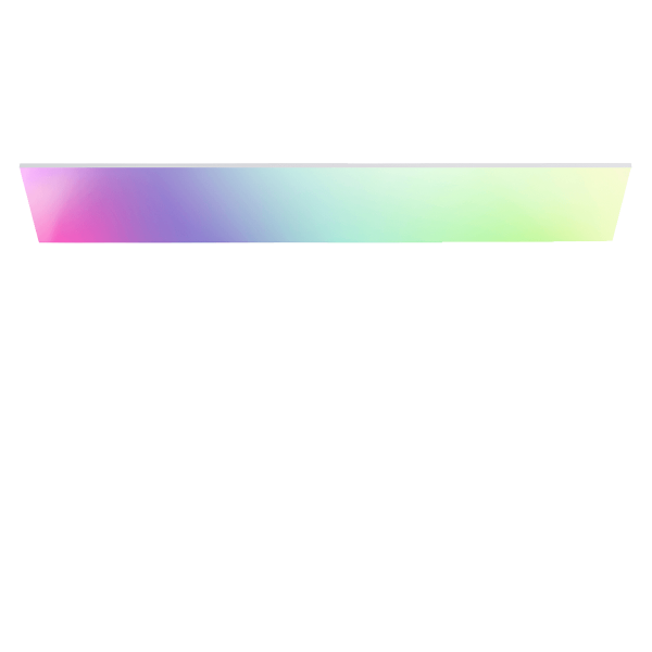tint LED-Panel Aris 120x30 cm RGB white+color mit Fernbedienung