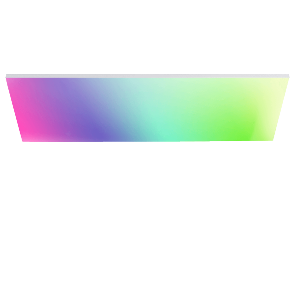 tint LED-Panel Aris 60x30 cm RGB white+color mit Fernbedienung