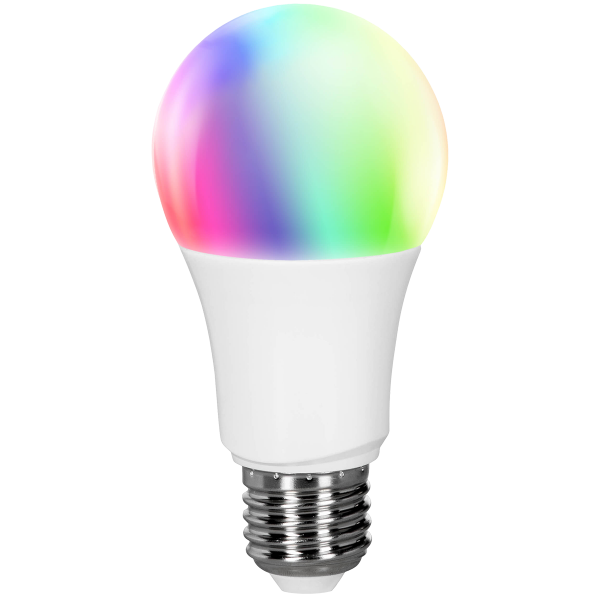 tint LED-Leuchtmittel E27 Birnenform RGB white+color